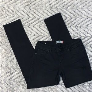 CAbi Slim Boyfriend Distressed Back jeans- size 4